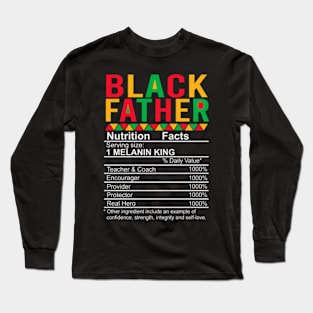 Juneteenth Dad Black Father Dope Black Dad King Father's Day Long Sleeve T-Shirt